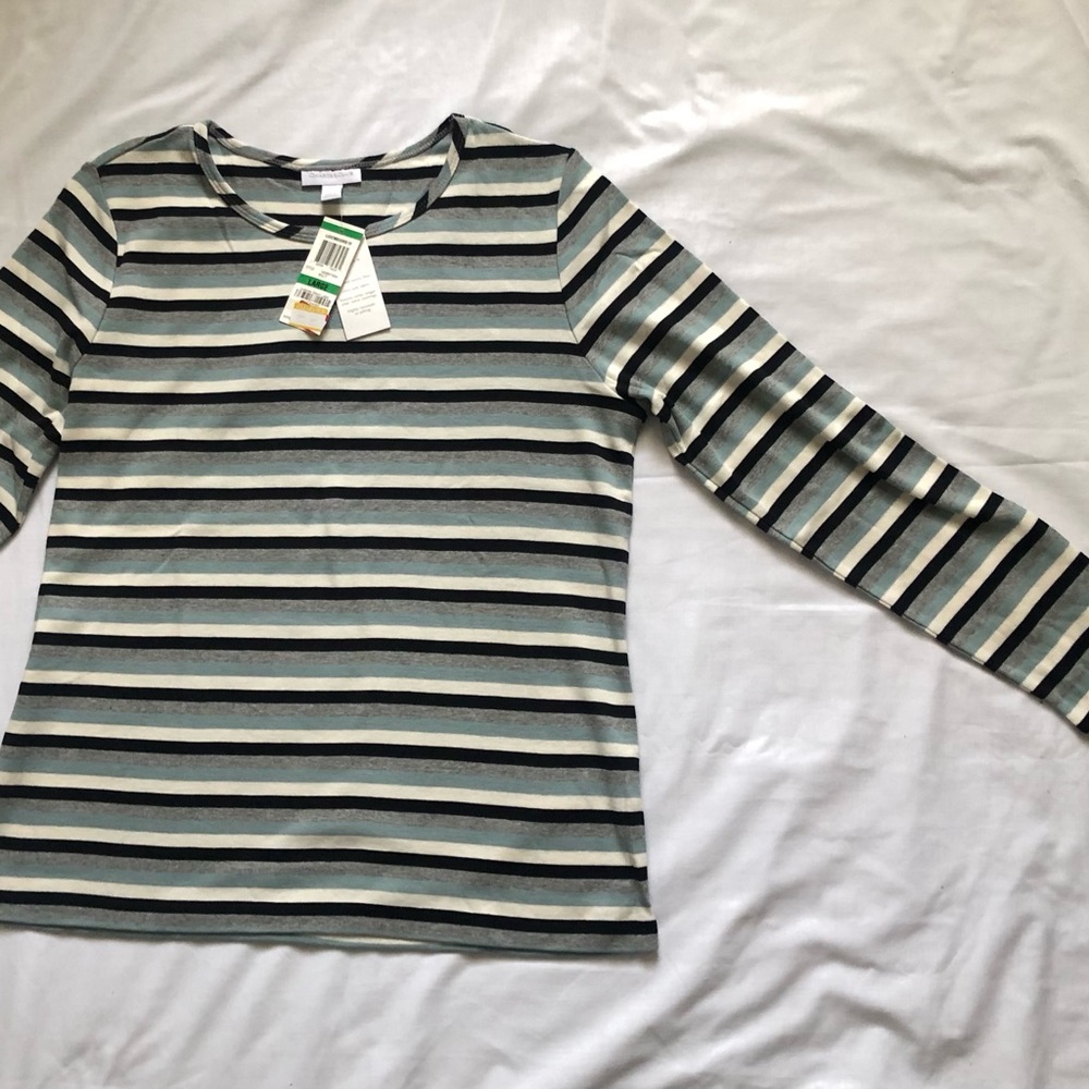 charter club L t shirt long sleeve